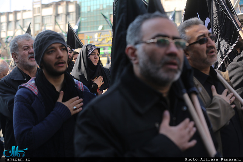 مراسم عزاداری روز شهادت حضرت زهرا(س) در سطح شهر تهران