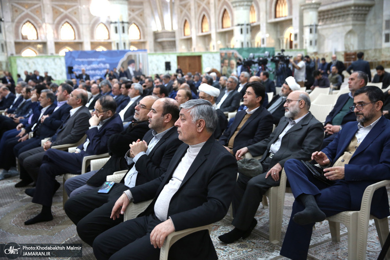 تجدید میثاق رئیس و جمعی از نمایندگان مجلس شورای اسلامی با آرمان‌های امام خمینی(س)-2