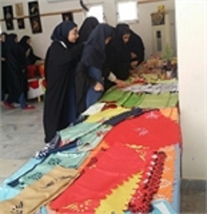نمایشگاه آثار و صنایع دستی معلولان ذهنی در خورموج بوشهر گشایش یافت