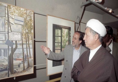 افتتاح بوستانی به دست آیت‌الله هاشمی رفسنجانی در ۲۲ سال قبل+ عکس