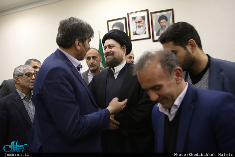 دیدار جمعی از ایثارگران اصلاح طلب بابل با سید حسن خمینی 