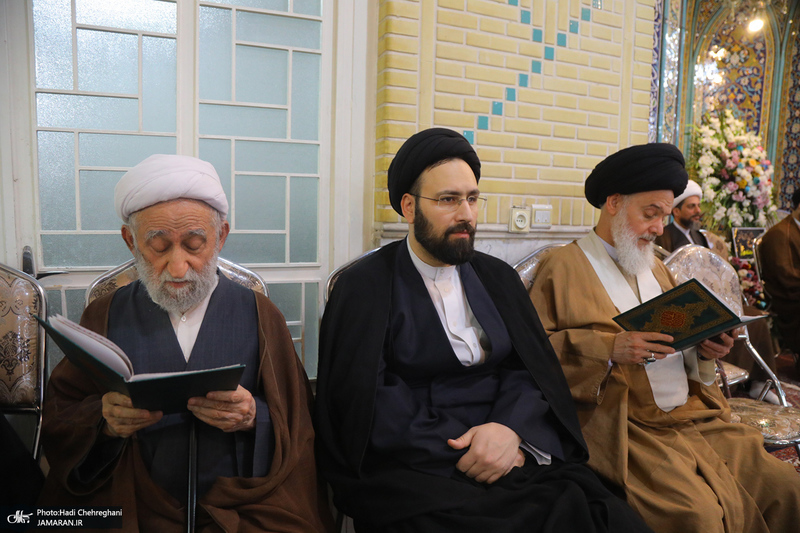 مراسم ختم مادر حجت الاسلام و المسلمین رسول جعفریان