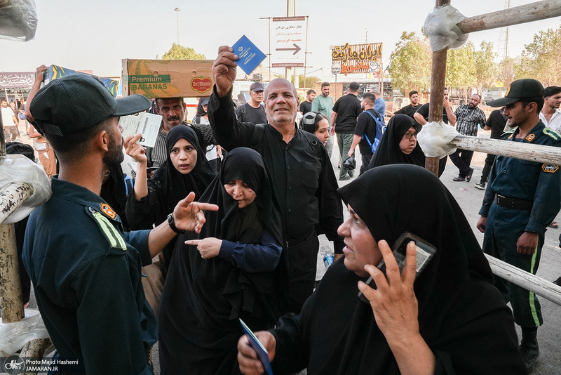 هم قدم با زائران کربلا؛ مرز شلمچه