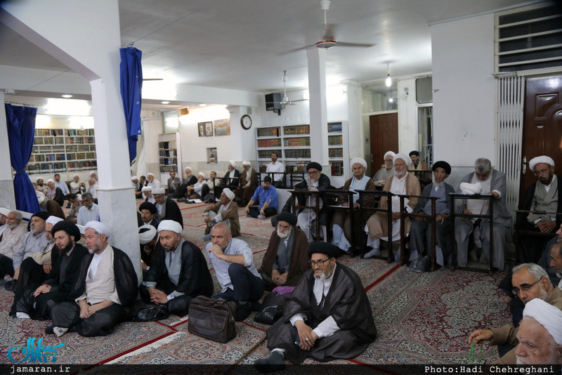 نخستین جلسه درس آیت الله العظمی صانعی در سال جدید تحصیلی 