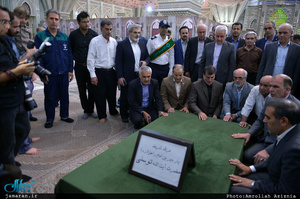 تجدید میثاق کارکنان معاونت امور تعاون وزارت کار  با آرمان های حضرت امام(س)