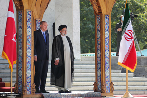 استقبال رسمی رئیس جمهوری از رجب طیب اردوغان