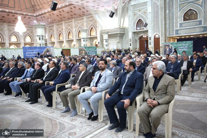 تجدید میثاق رئیس و جمعی از نمایندگان مجلس شورای اسلامی با آرمان‌های امام خمینی(س)-2