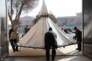 مراحل آماده‌سازی سومین هفته فرهنگی بر آستان آفتاب 