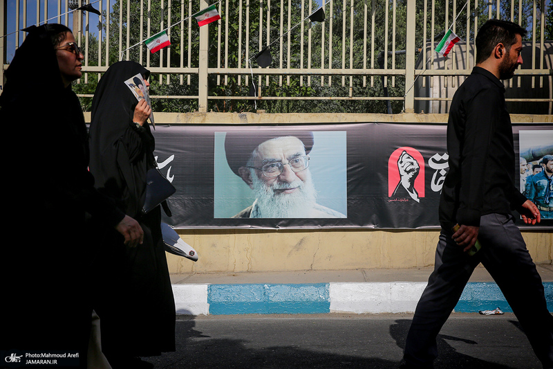 مراسم وداع با رهبر شهید انقلاب در مصلی تهران -2