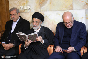 مراسم تشییع آیت الله سید هاشم رسولی محلاتی(ره) در تهران