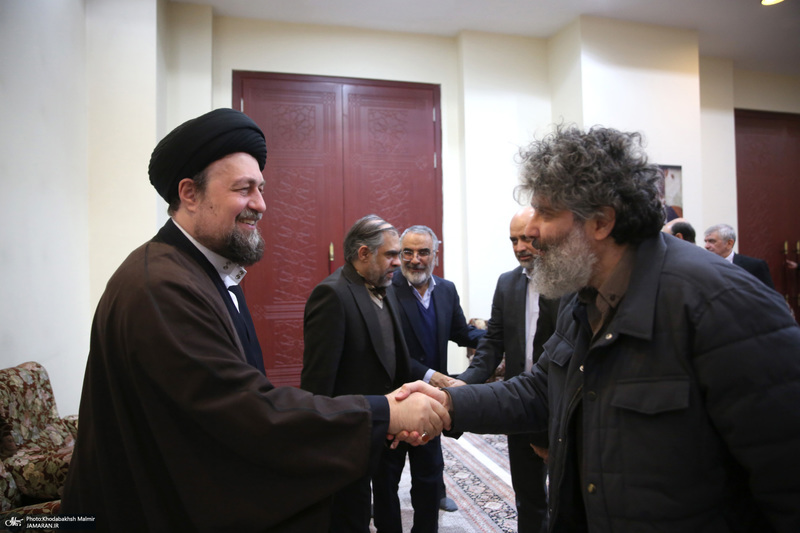 تجدید میثاق رئیس و جمعی از مدیران سازمان صداوسیما با آرمان‌های امام خمینی(س)-2