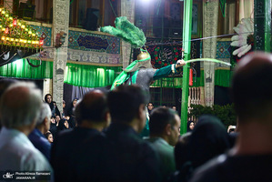 مراسم روز تاسوعاى حسينی در تکیه بزرگ تجریش