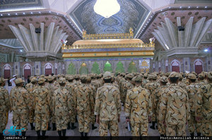 تجدید میثاق مرکز آموزش دژبان شهید اسدی کهریزک‎ با آرمان های حضرت امام(س) 