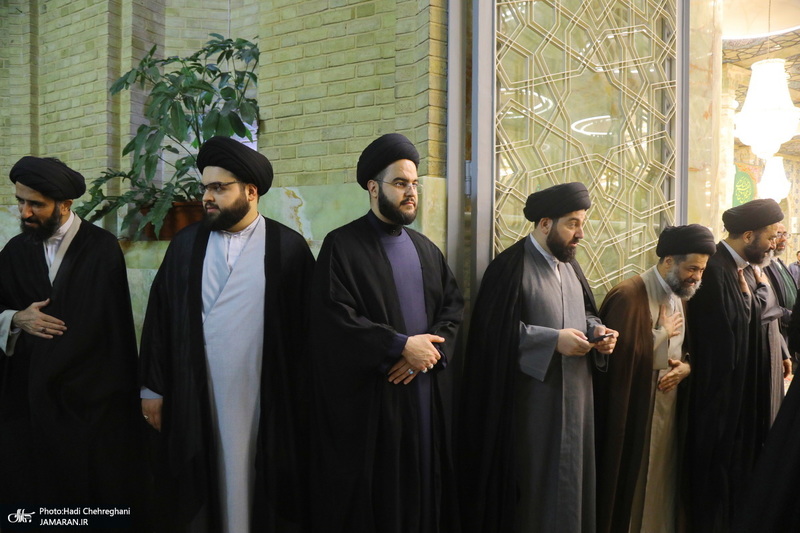 مراسم سومین سالگرد ارتحال آیت الله العظمی علوی گرگانی (ره) در مسجد اعظم قم‎