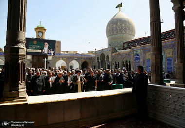 مراسم تشییع برادر آیت الله هاشمی رفسنجانی (ره)