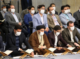 مراسم انس با قرآن در اولین روز ماه مبارک رمضان با حضور رهبر معظم انقلاب