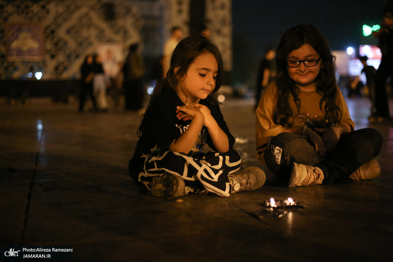 مراسم شام غریبان در میدان امام حسین (ع)