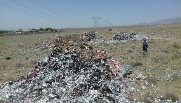 معدوم سازی غیراصولی زباله های صنعتی در نیشابور مشکل آفرید