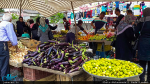 چهارشنبه بازار روستای سلیمان آباد تنکابن