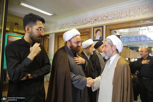 مراسم چهلمین روز درگذشت حاجیه خانم صدیقه بروجردی مادر شهید عیسی بروجردی
