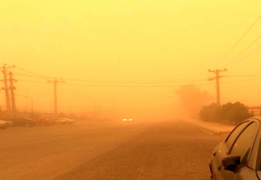 دید افقی در قصرشیرین به سه هزار متر کاهش یافت