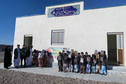 یک مدرسه خیری در چاه احمد خاش افتتاح شد