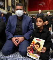 مراسم عزاداری شب تاسوعای حسینی (ع) در حسینیه امام خمینی