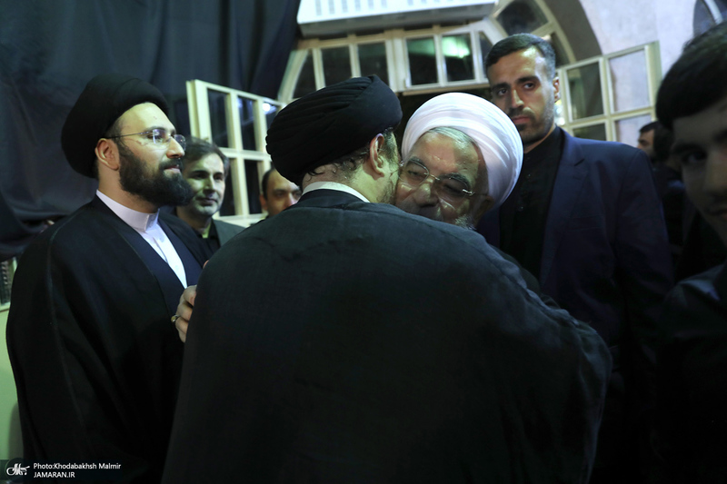 مراسم بزرگداشت همسر آیت الله موسوی بجنوردی (ره) در حسینیه شماره یک جماران-3