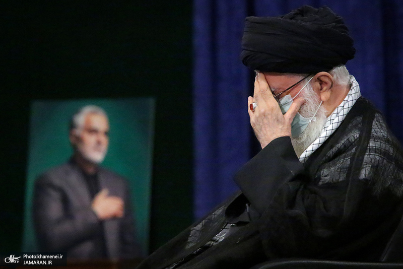 اولین شب مراسم عزاداری حضرت اباعبدالله الحسین (ع) در حسینیه امام خمینی