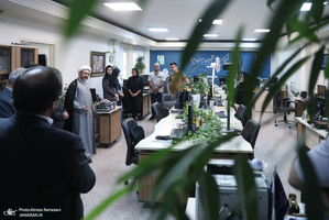 بازدید رییس موسسه تنظیم و نشر آثار امام خمینی (ره) از خبرگزاری ایسنا