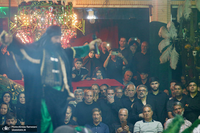 مراسم روز تاسوعاى حسينی در تکیه بزرگ تجریش