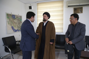 دیدار آقای عبدالکریم حسین‌زاده معاون رئیس جمهور با سید حسن خمینی