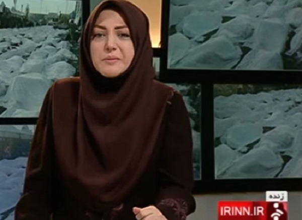 گریه المیرا شریفی مقدم مجری تلویزیون به خاطر شهدای کرمان + فیلم