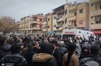 تشییع شهدای حمله تروریستی در مسجد جامع امام علی(ع) سوریه (9)