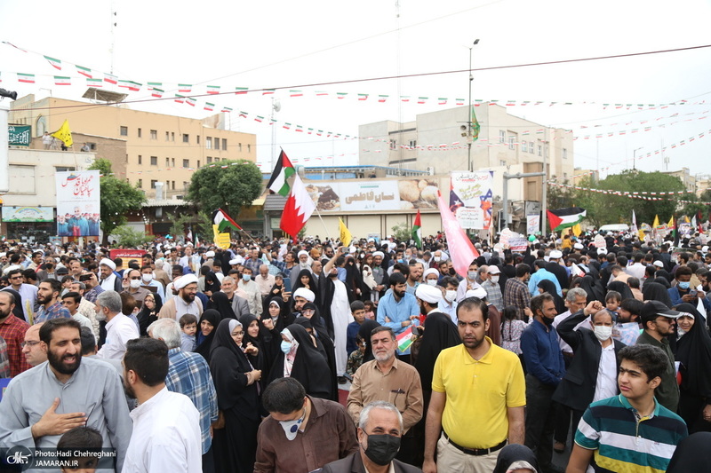 راهپیمایی باشکوه روز قدس در قم - 1