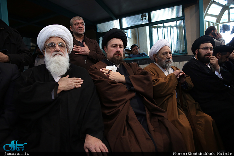 مراسم وداع با پیکر آیت الله هاشمی رفسنجانی(ره) در حسینیه جماران-10