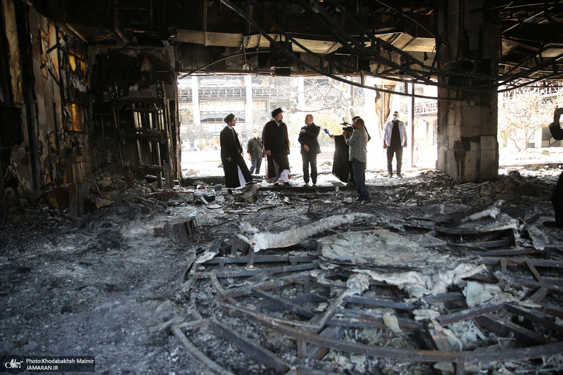 بازدید سید حسن خمینی از ساختمان شیشه ای صداوسیما