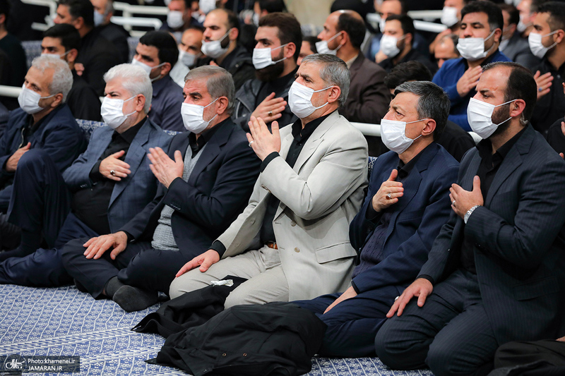 اولین شب مراسم عزاداری حضرت فاطمه‌ زهرا (س) در حسینیه امام خمینی