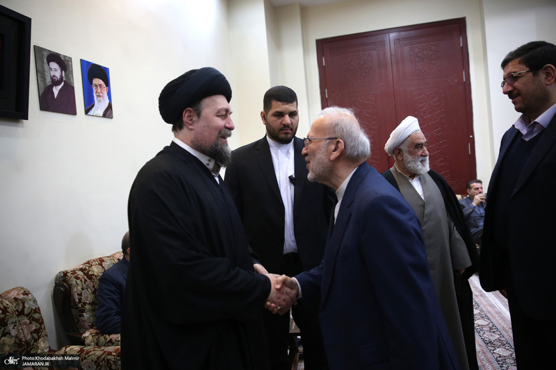 حاشیه دیدار نمایندگان مجلس با سید حسن خمینی