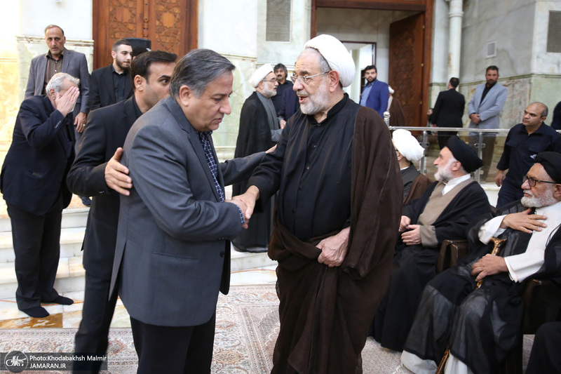 مراسم چهلمین روز در گذشت نوه قدرت الله علیخانی در حرم مطهره امام خمینی (س)