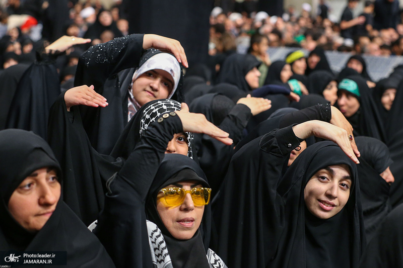 مراسم عزاداری شهادت امام رضا (ع) در حسینیه امام خمینی