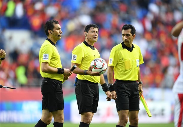 تیم داوری ایران در مسابقات قهرمانی زیر ۲۳ سال آسیا قضاوت می کند
