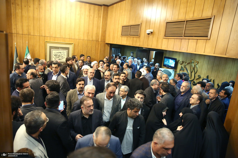 مراسم چهلمین روز درگذشت آیت الله بجنوردی در دائره المعارف بزرگ اسلامی - 3