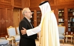 دیدار و گفت و گوی علی لاریجانی با امیر قطر + تصاویر