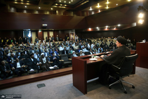 دیدار مسئولین هیت های مذهبی اتباع استان تهران با سید حسن خمینی