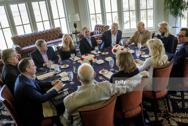 عکس/ میز ناهار ترامپ

