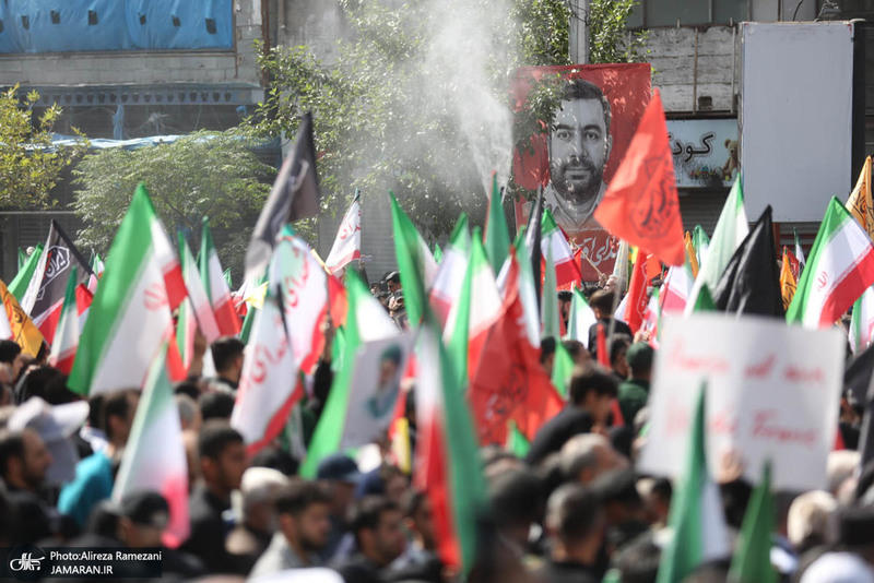 مراسم تشییع شهدای جنگ تحمیلی رژیم صهیونیستی در تهران-2