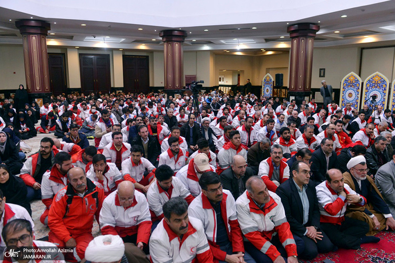 تجدید میثاق مدیران و کارکنان هلال احمر با آرمان های حضرت امام خمینی(س)