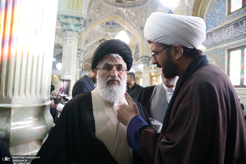 تشییع پیکر آیت الله نمازی در قم