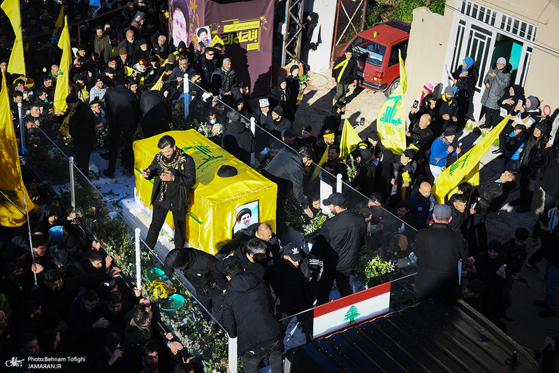 تصاویر اختصاصی جماران از تشییع و خاکسپاری شهید سیدهاشم صفی الدین 